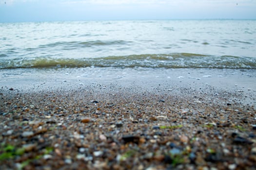 A water of sea close up. photo