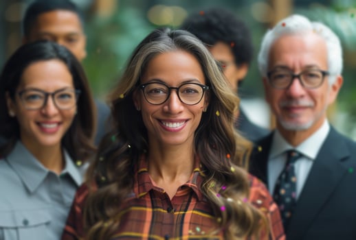 AI generated Group of People Standing Together photo
