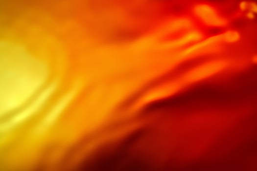 Vibrant Orange Abstract Background, Water and Oil Mix photo