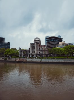 Urban View Of An Historical Structure In Japan photo
