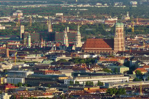 Aerial view of Munich. Munich, Bavaria, Germany photo