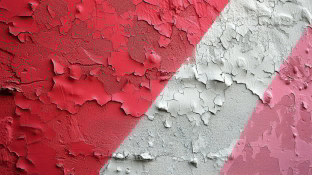 AI generated Close Up of a Red and Gray Wall photo