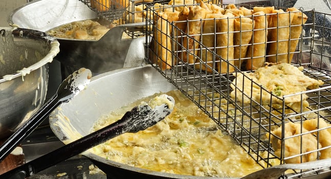 Gorengan or Fried food is one type of popular snack in Indonesia, street food indonesian popular photo