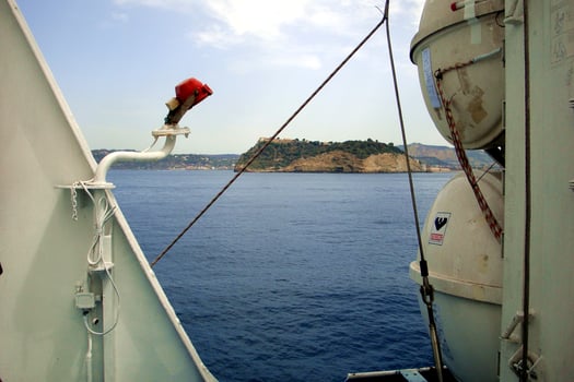 Procida, around the island., during the summer. photo