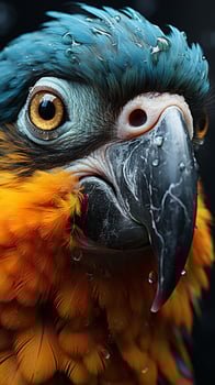 Parrot talking bird animal smart wildlife photo