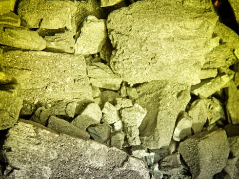 Texture Of Yellow Stone In The Garden photo