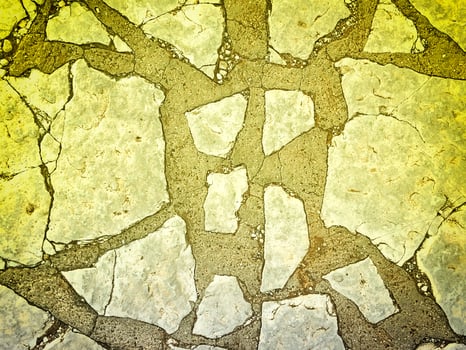 Texture Of Yellow Stone In The Garden photo