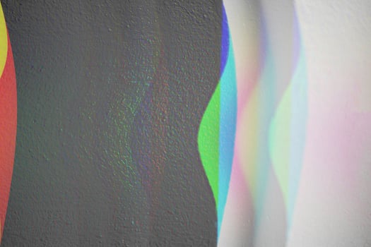 Abstract photocopy texture background, Color double exposure, Glitch photo