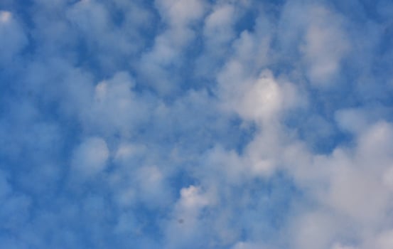 photo of beautiful white clouds and blue sky