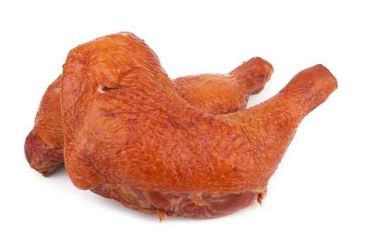Smoked chicken thighs photo