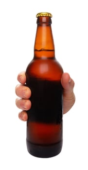 beer on white photo