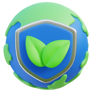 Environmental protection 3D icon photo