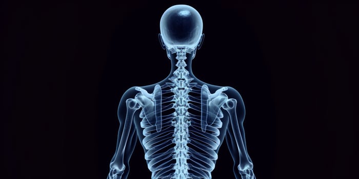human skeleton model photo