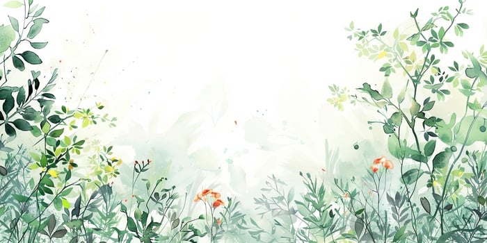 Abstract Botanical Florals background pattern photo