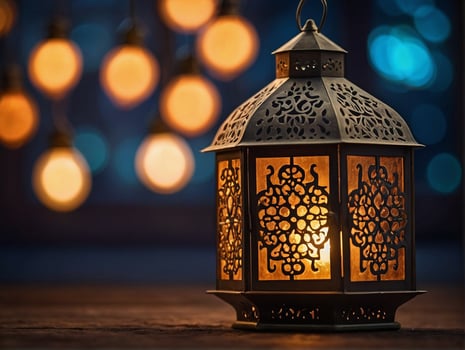 AI generated Beautiful Ramadan Moment photo