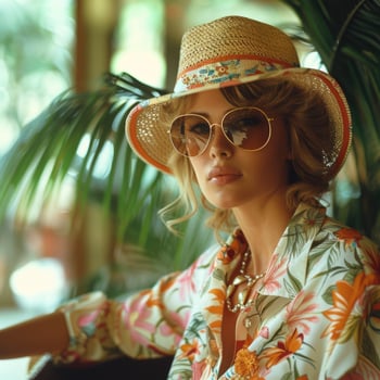Fashion and everyday life in 1960s 1970s clothing, specialty of nuance and individuality, a nostalgic journey through retro chic, essence of hippie fashion echoes in vintage-inspired styles. photo