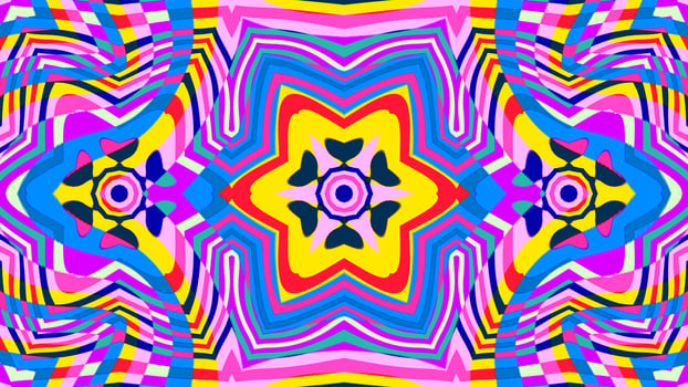 A background picture of geometrical psychedelic pattern photo