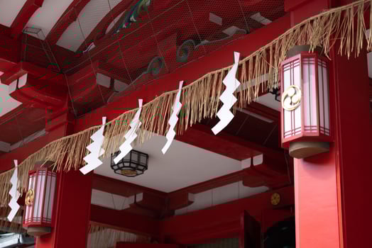Main temple at Tomioka Shrine photo