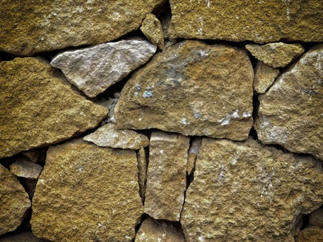 Dark Stone Texture In The Garden photo