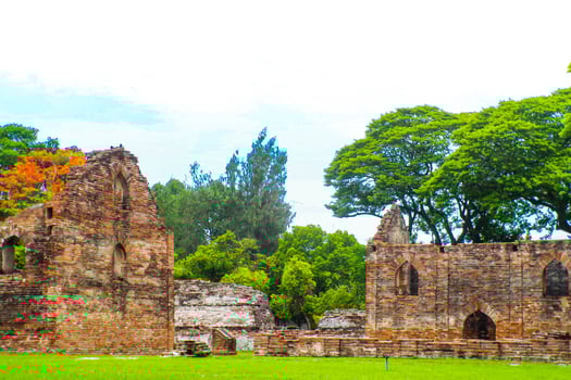 Landscape Historical Park. The ancient temple that presents humans is located in Thailand's Historic City. World Heritage. photo