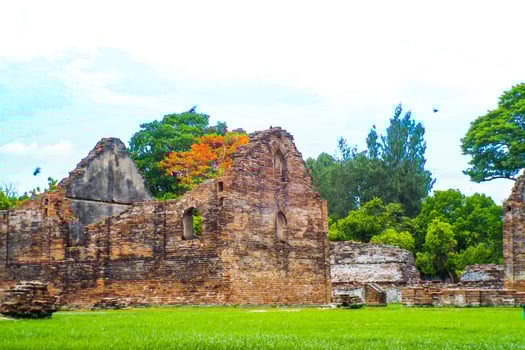 Landscape Historical Park. The ancient temple that presents humans is located in Thailand's Historic City. World Heritage. photo