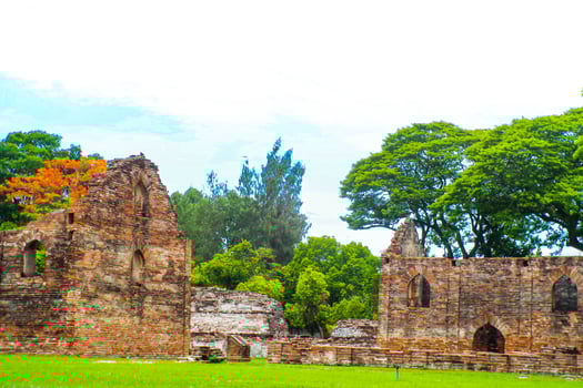 Landscape Historical Park. The ancient temple that presents humans is located in Thailand's Historic City. World Heritage. photo