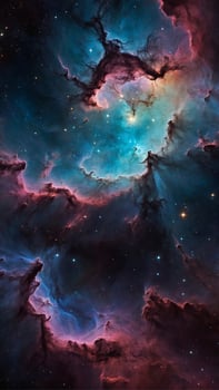 The eagle nebula, a nebula in the constellation of eagle photo