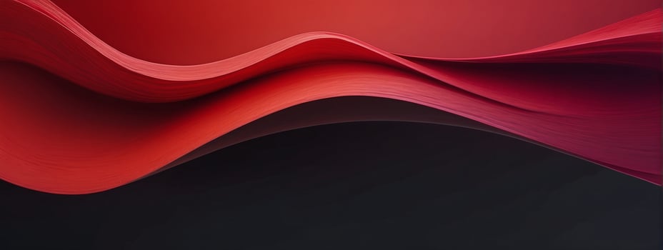 A red and black background with waves photo