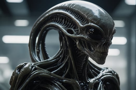 Close Up of an Alien photo
