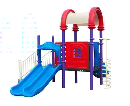 Playground on white photo