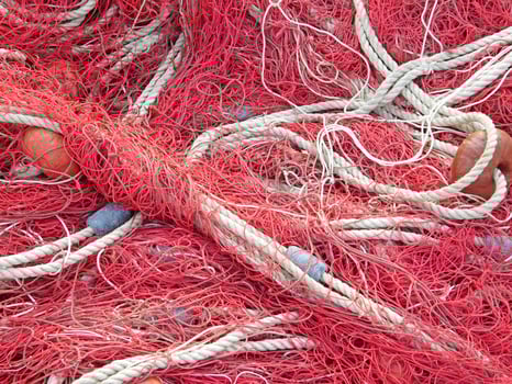 Fishing Net Outdoors At The Sea photo