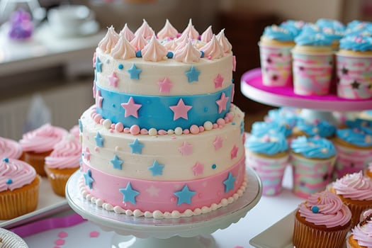 design cake for special moment professional advertising food photography photo