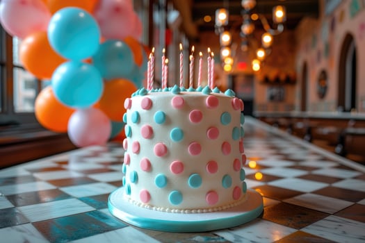 design cake for special moment professional advertising food photography photo