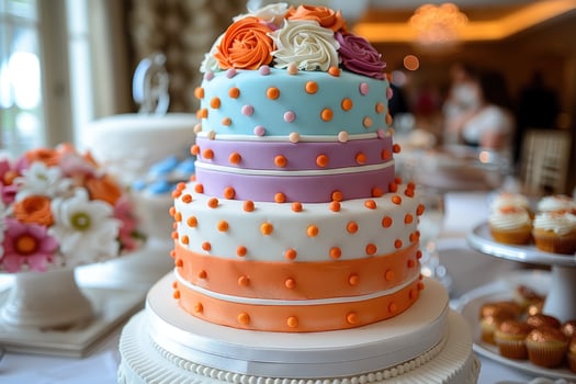 design cake for special moment professional advertising food photography photo