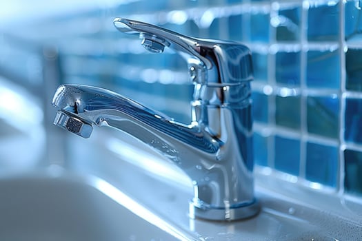 faucet in modern kitchen sink professional advertising photography photo