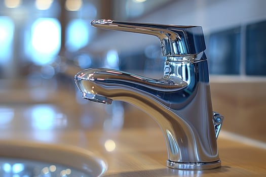 faucet in modern kitchen sink professional advertising photography photo