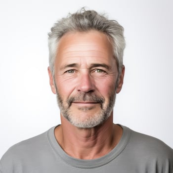 Portrait of a Mature Man for Healthcare or Lifestyle Use photo