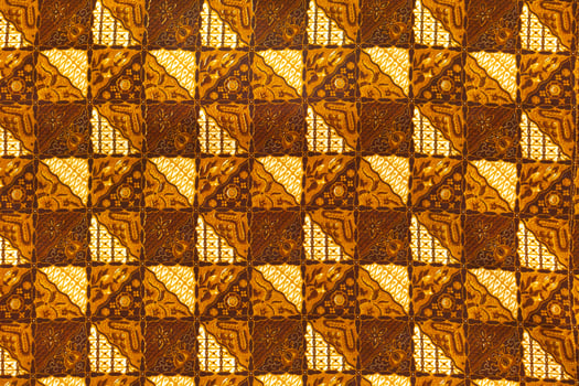 A traditional Indonesian fabric, namely batik cloth. Indonesia with elegant classic motif photo