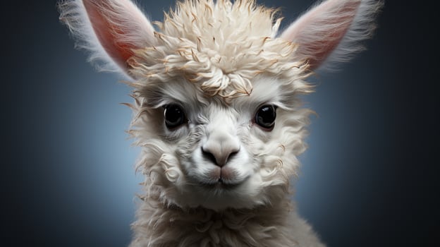 Alpaca animal cute happy zoo face photo