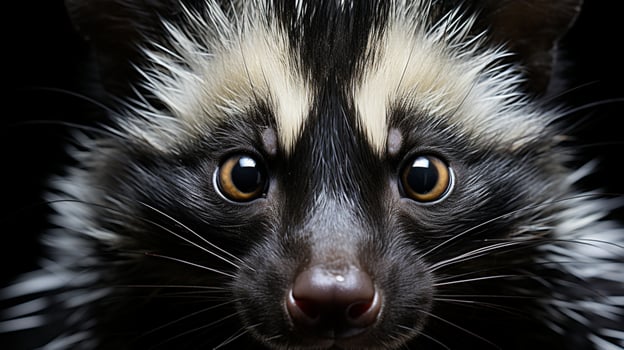 Skunk animal nature zoo forest wildlife photo