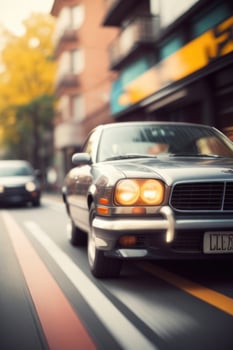 classic car on the street photo