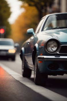 classic car on the street photo