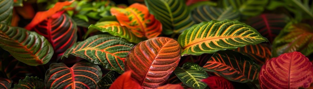 AI generated Nature's vibrant leaf patterns and tropical plants create an indoor oasis with clean air and environmental aesthetics. photo