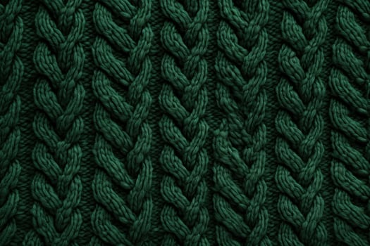 AI generated Intricate Green sweater pattern. Generate Ai photo