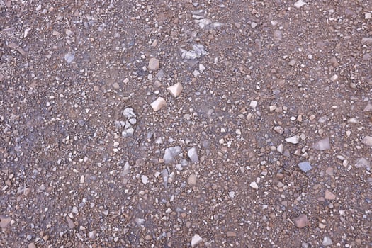 Background of shattered stony stones surface in mountain area. Texture with natural light photo