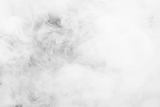 Mystical Fog, Thick White Smoke Texture Background. photo
