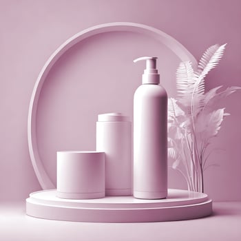 Realistic 3d podium design scene for product display or mockup JPG file photo