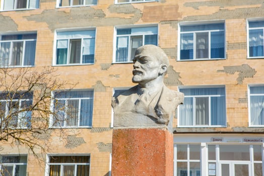 DNESTROVSC, MOLDOVA is a town in southern Transnistria, near the border with Ukraine. It is at the shores of the Cuciurgan Reservoir and is home to the Cuciurgan power station. photo