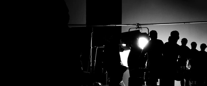 production behind the scenes of making of TV commercial movie shoot photo