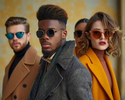 Dynamic shots of people dressed for success photo